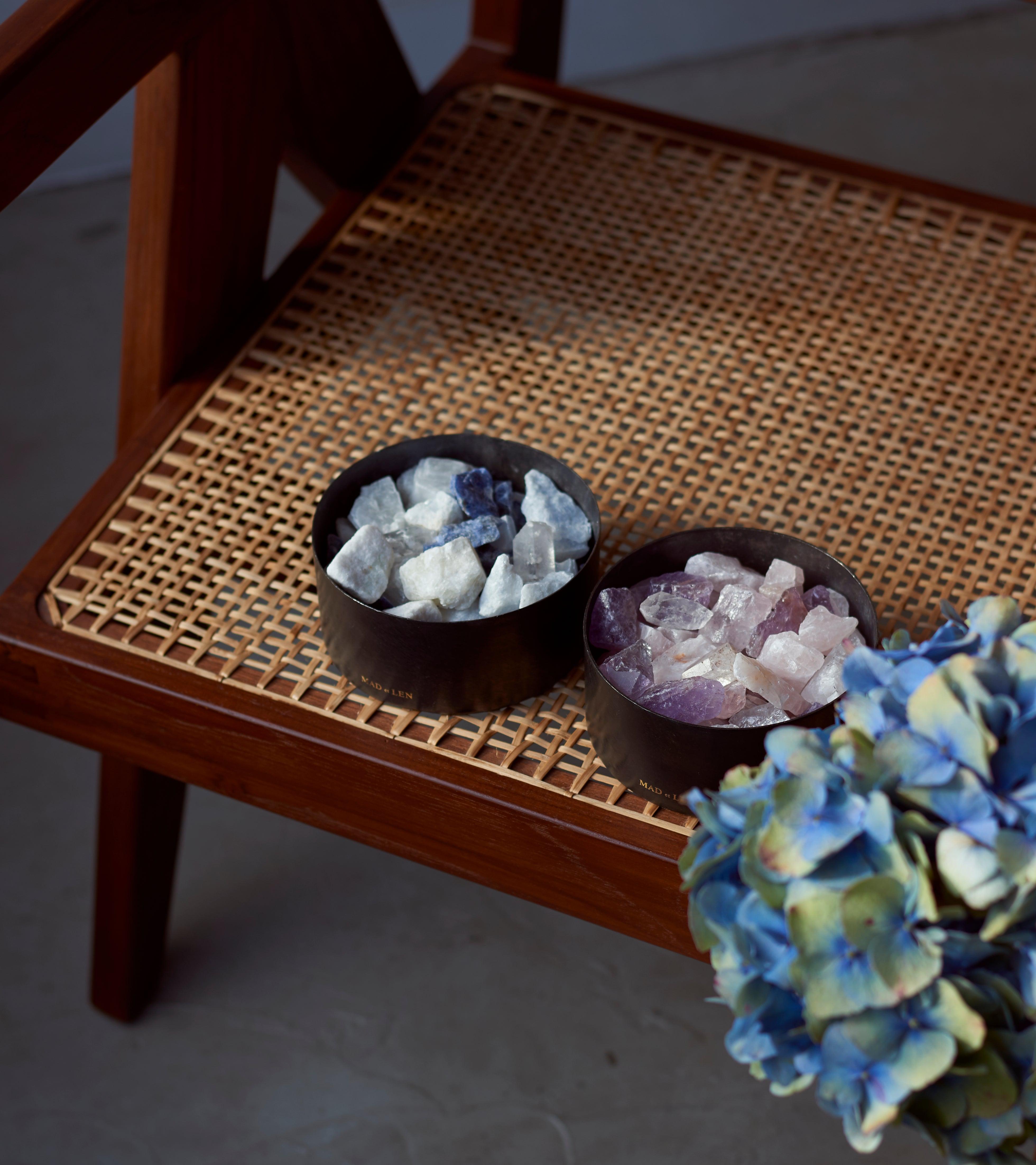 マドエレン ポプリ フラット / ブルー スモール | DOUBLE'H ML STORE