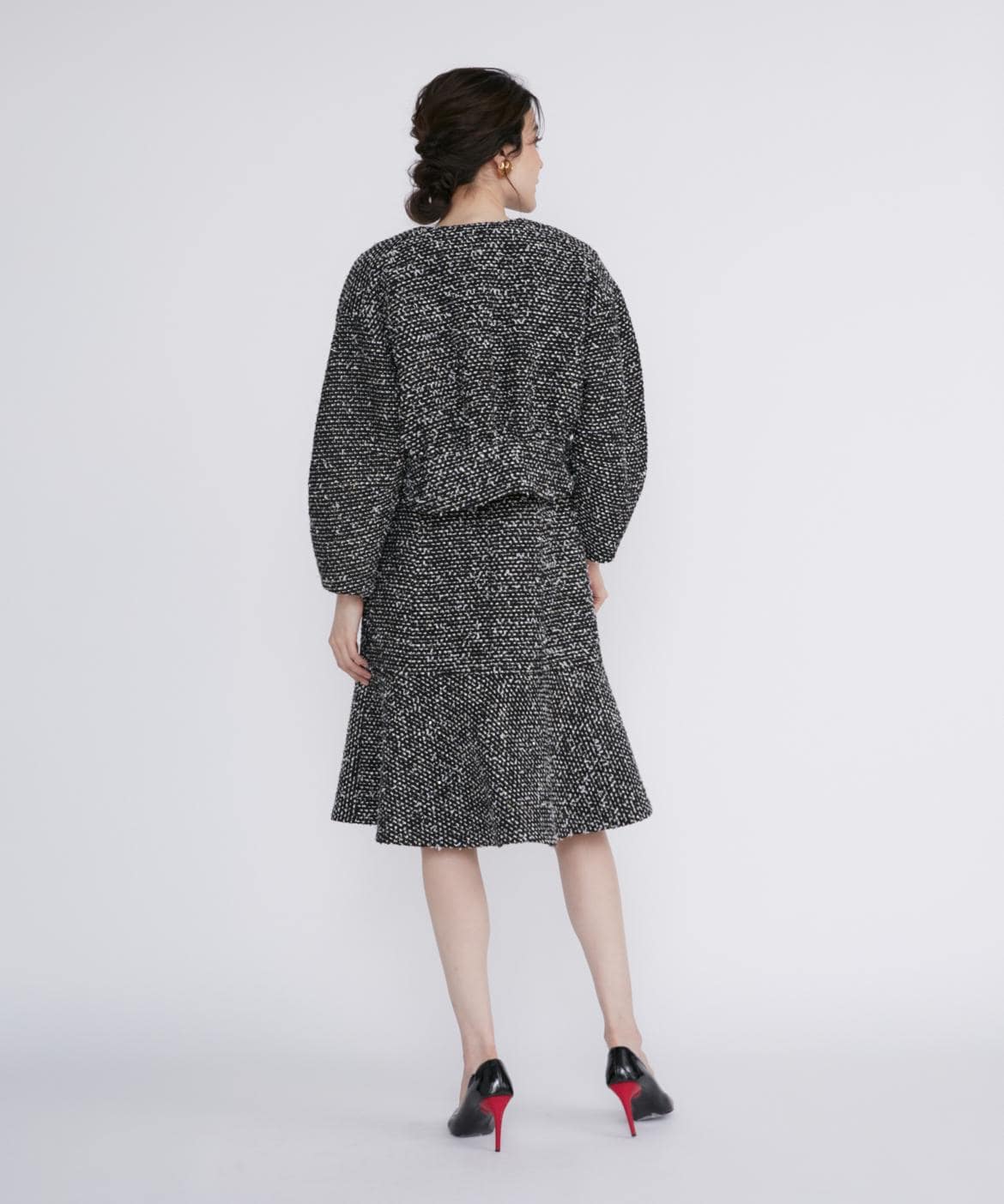 M Maglie le cassetto》スパンコールツイードジャケット｜M Maglie le