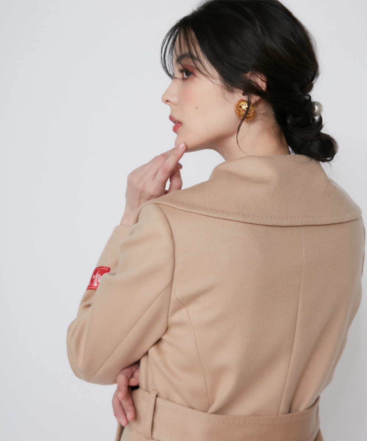 CONTESSA》ショールカラーカシミヤコート《PIACENZA》｜M Maglie le