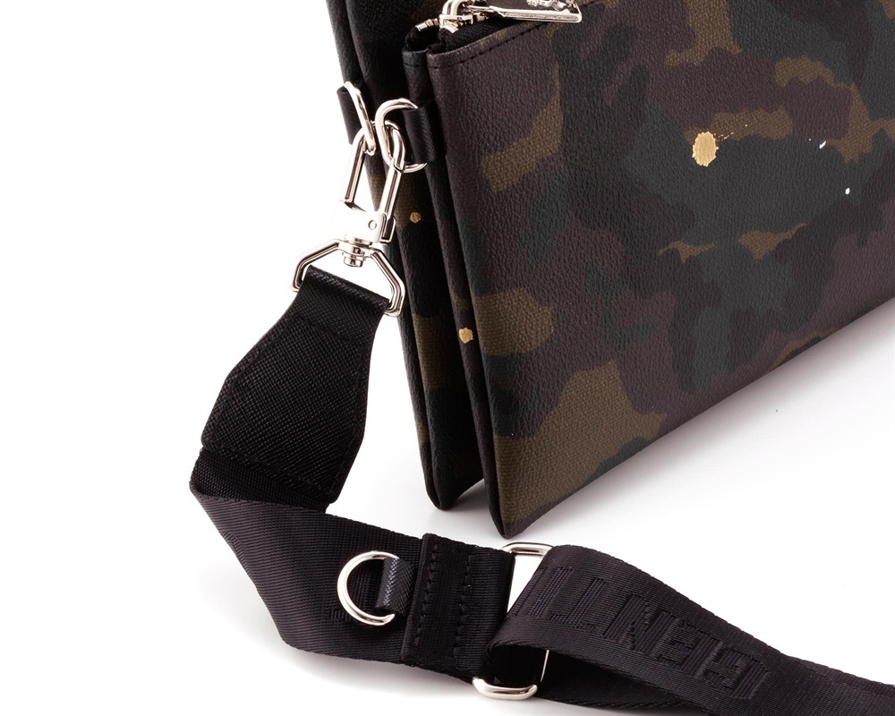 GENTIL BANDIT ダブルミニショルダーバッグ カーキカモ|GENTIL BANDIT