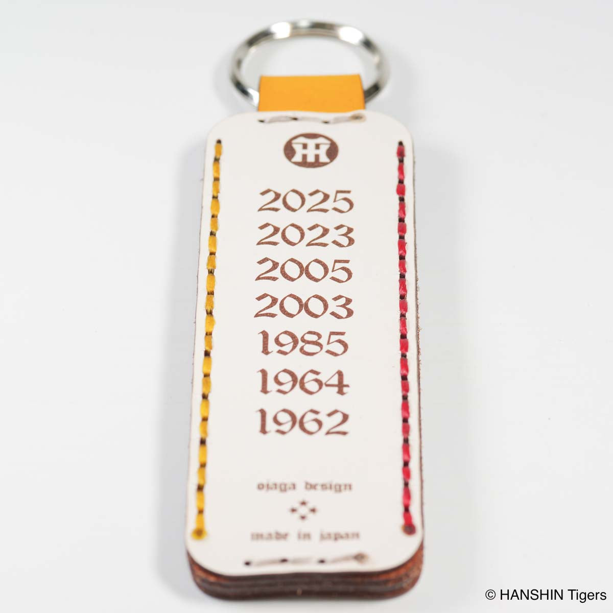 OJAGA DESIGN 阪神タイガース キーホルダー（長四角型）[2025 JERA セ