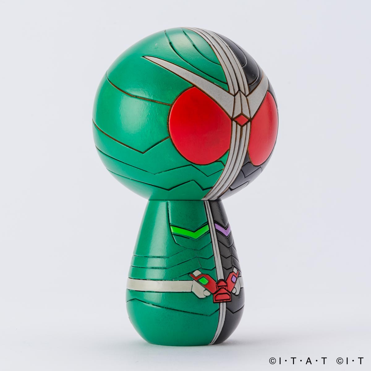 仮面ライダーこけし [W（ダブル）] by 卯三郎こけし – ヒキダシストア