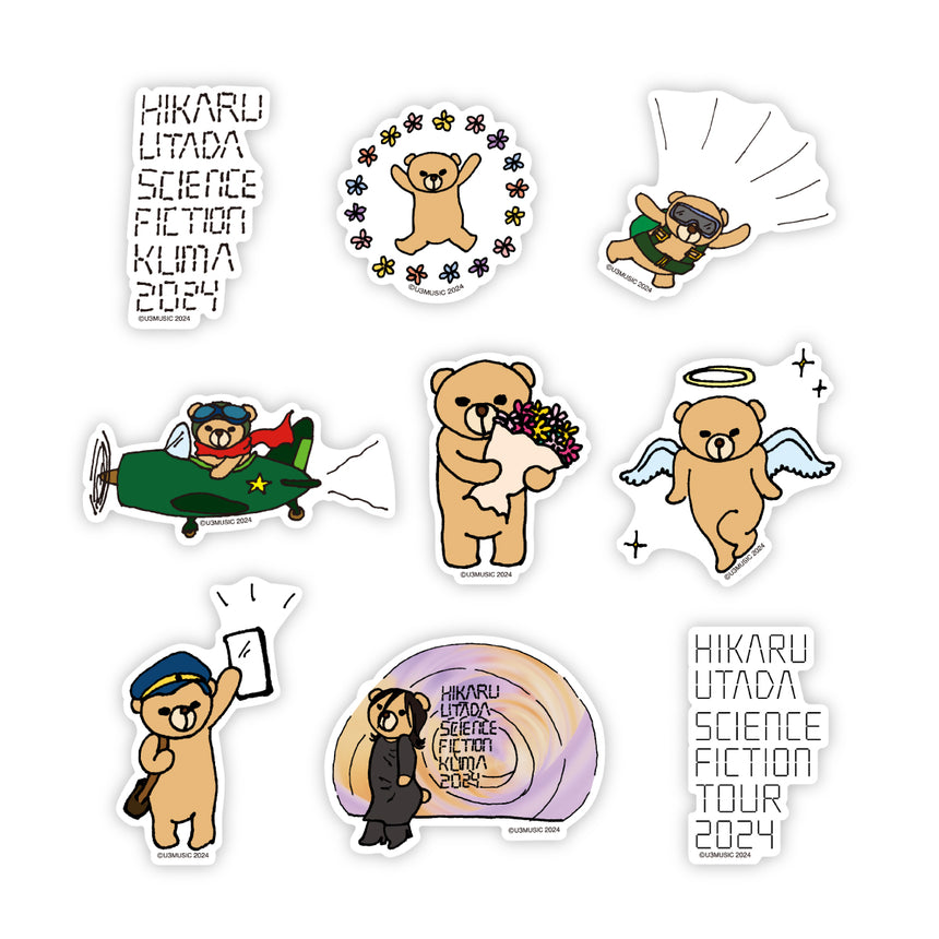 Kuma Sticker set – HIKARU UTADA Official Store