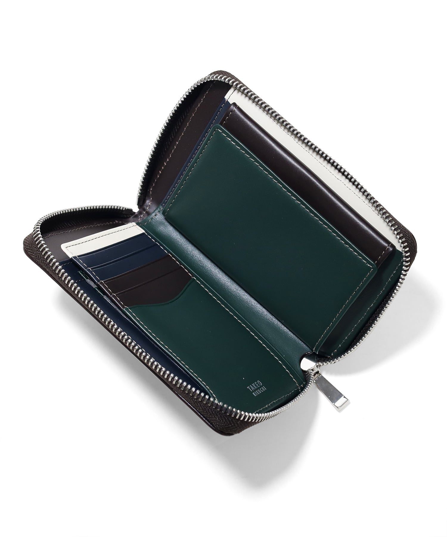 TAKEO KIKUCHI / タケオキクチ マルゴ セミ長財布 カード段9 / セミ長