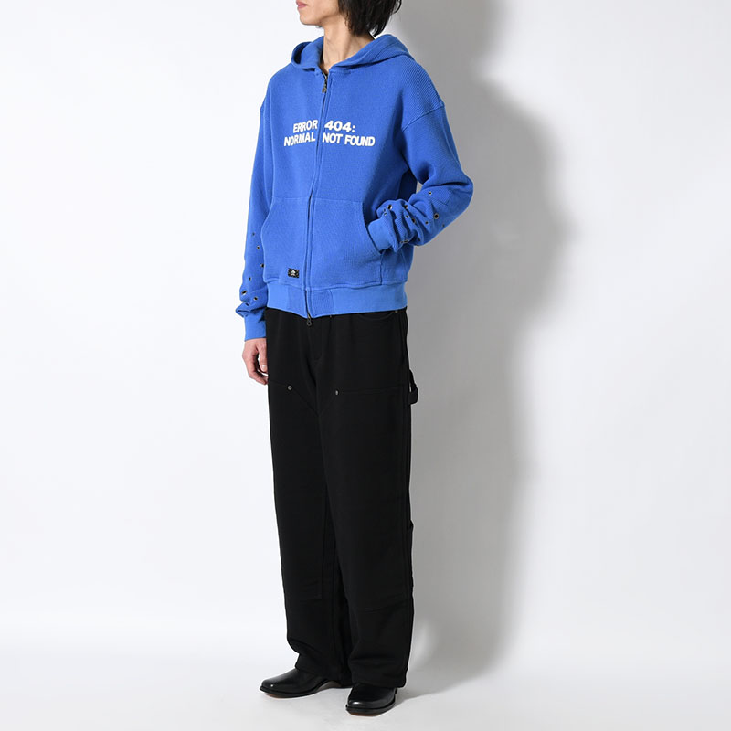 EYELET THERMAL ZIP HOODIE -2.COLOR- | IN ONLINE STORE