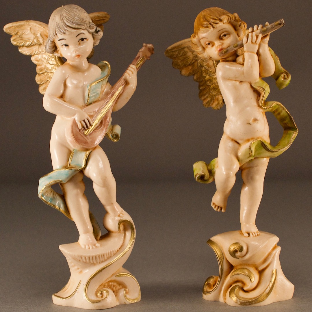 フィギュリン イタリア フォンタニーニ（Fontanini） リラとフルートを