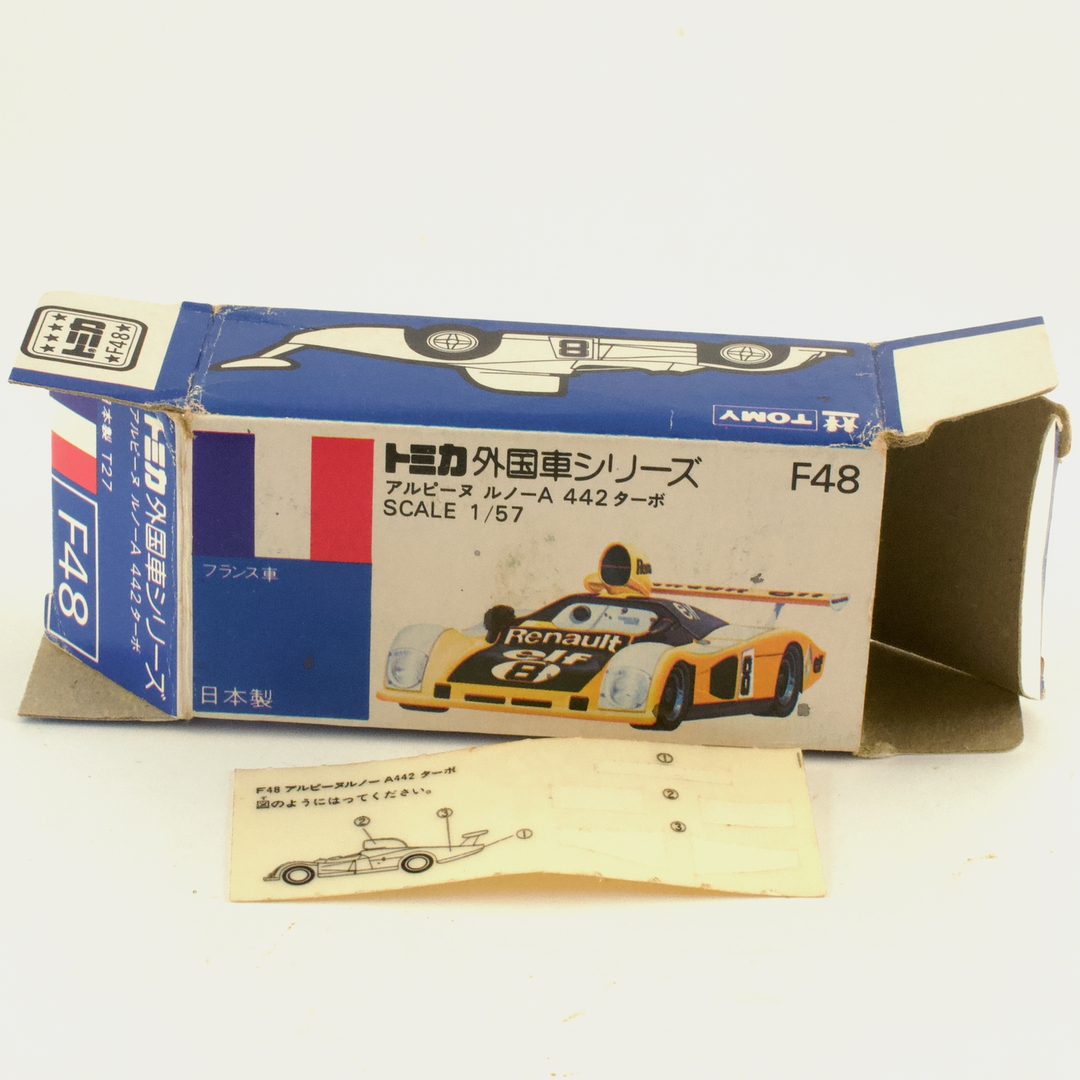トミカ F48 アルピーヌルノーA 442ターボ 1/57 - いずみ洋行のストア