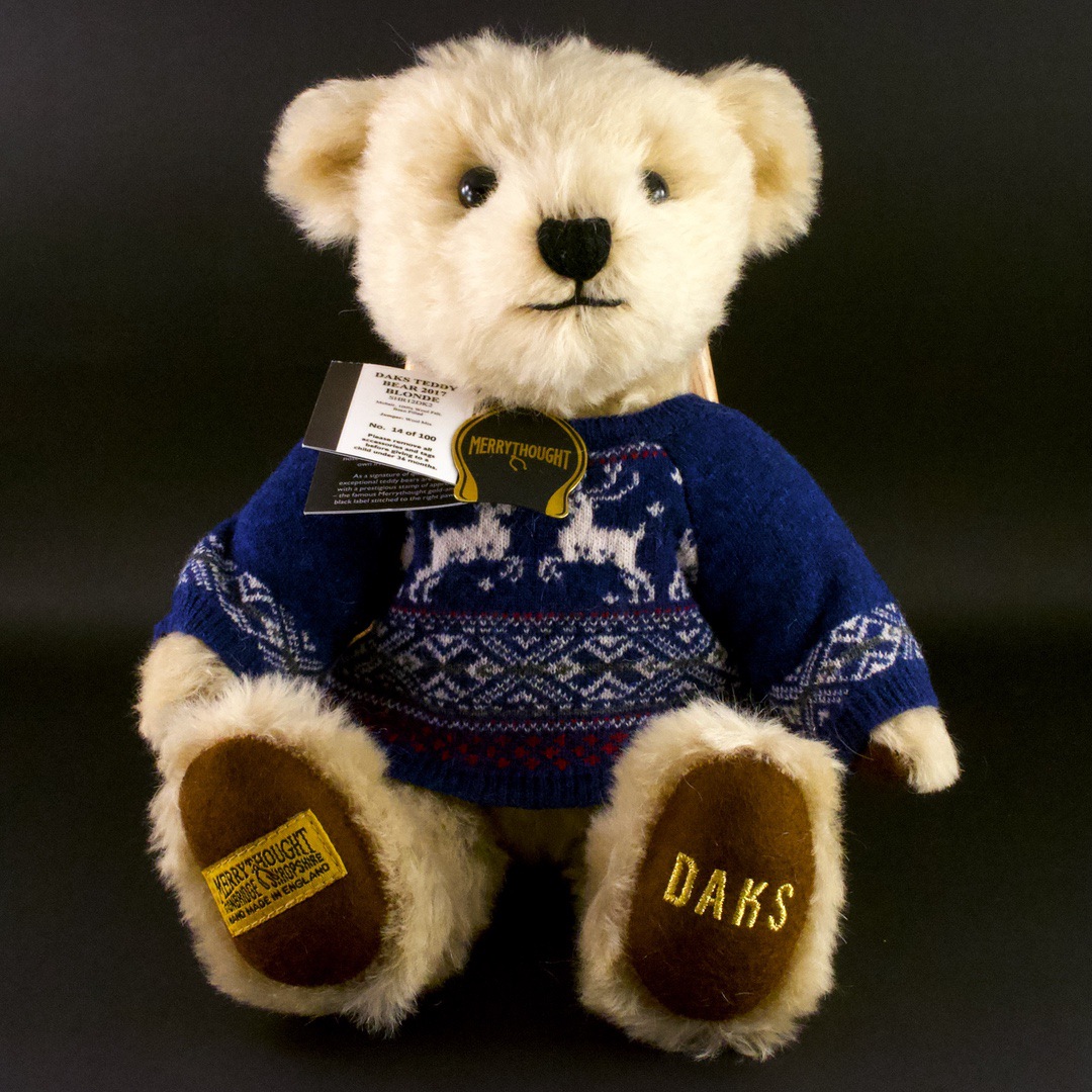 ぬいぐるみ イギリス メリーソート（Merrythought） テディベア DAKS