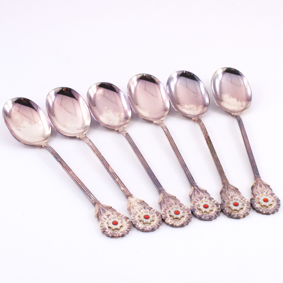 尚美堂 SILVER刻印 シルバー スプーン 6本セット - いずみ洋行の