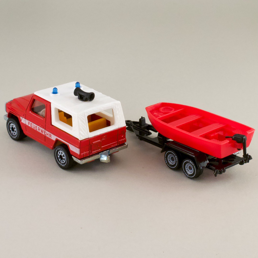 西ドイツ ジク（siku） レスキューボート・トレーラー 1923 Car with