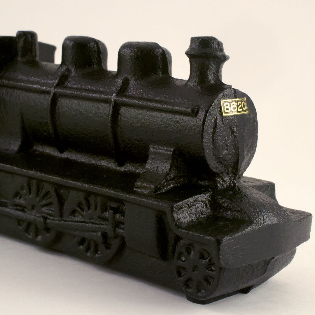 蒸気機関車 8620 置物 鋳物 無煙化記念 1970.4.1 国鉄四国支社