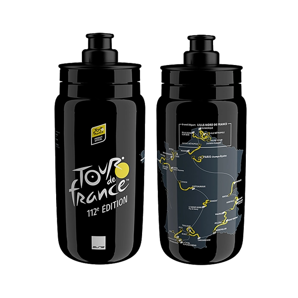 FLY ツール・ド・フランス オフィシャル 550ml ボトル マップ(黒