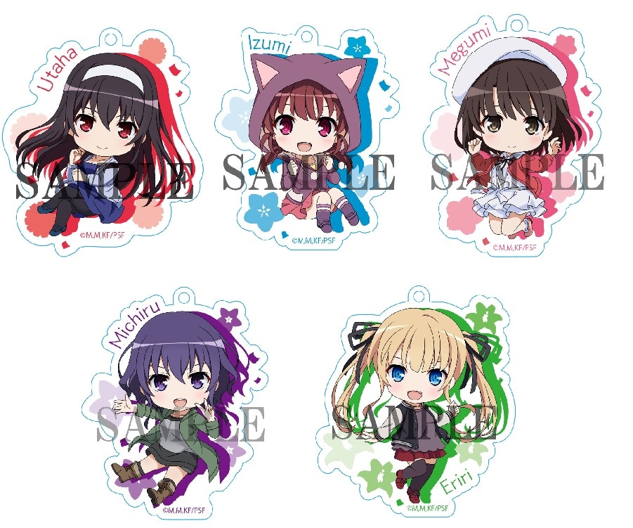 2次受注】『冴えない彼女の育てかた』浮世絵木版画『当代美人彼女揃