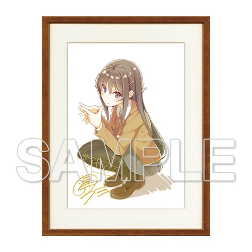 蔵出し】『青春ブタ野郎』シリーズ 著者＆イラストレーター箔押し