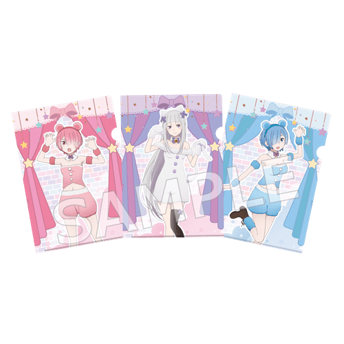 会場先行】「Re:ゼロから始める異世界生活」クリアファイルセット