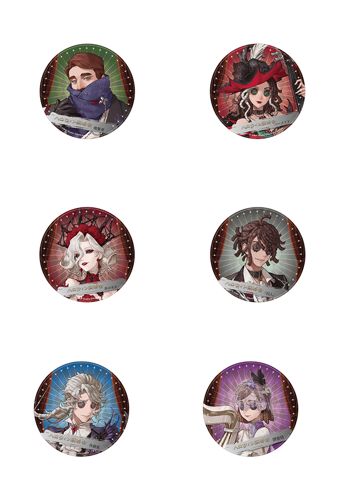 曲芸師＆ラスカル 缶バッジ 楽天 Identity V 第五人格×ラスカル