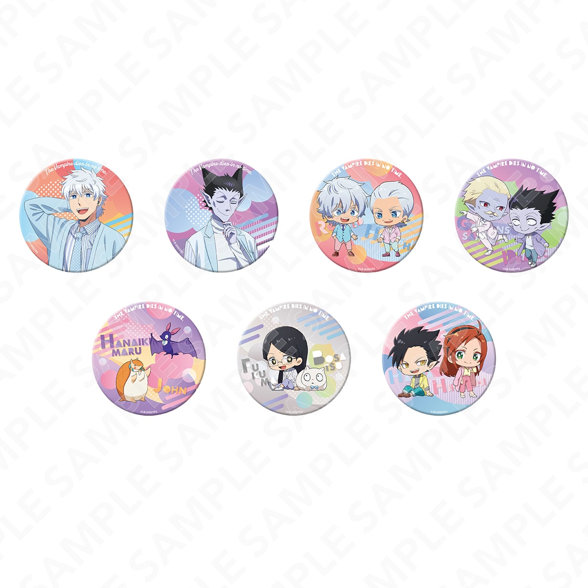 吸血鬼すぐ死ぬ2」おおきなキラキラ缶バッジ BOX: その他グッズ