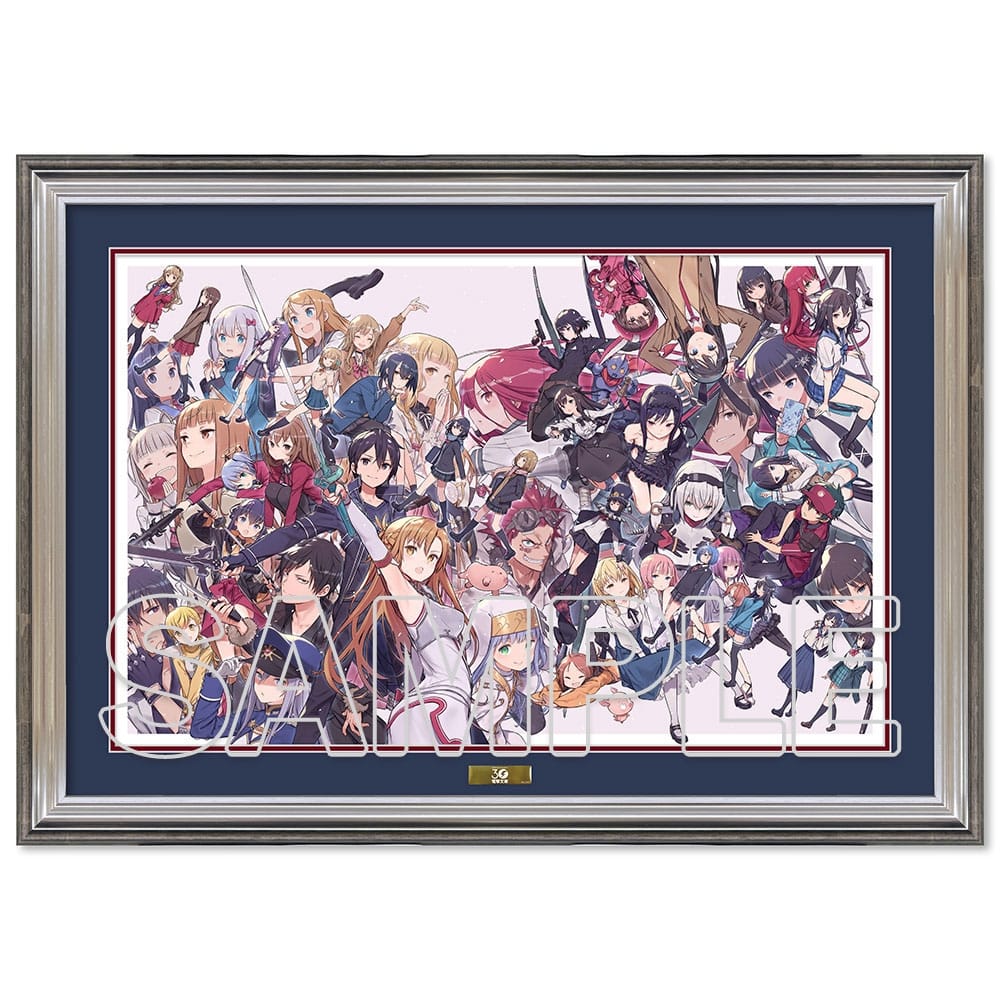 電撃文庫30周年記念キャラファイングラフ【第2刷】: その他グッズ