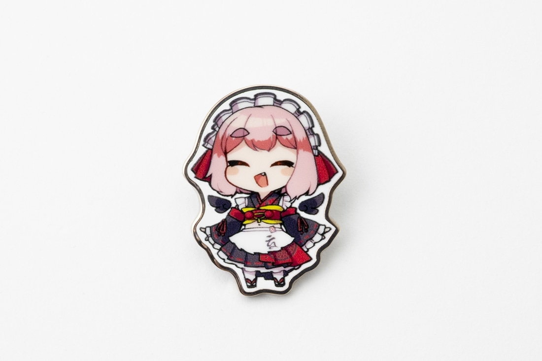 重版出来記念】千羽黒乃 ピンバッジ4種セット［直筆サイン入りイラスト