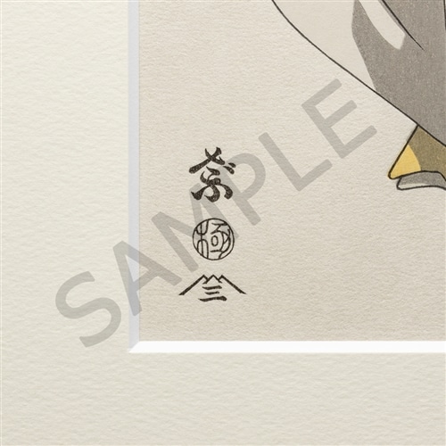 とらドラ！』15周年記念 浮世絵木版画 手乗虎美人図 逢坂大河 【初版