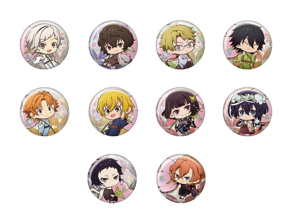 文豪ストレイドッグス 大博覧会 第二幕 トレーディング缶バッジ 【ちび