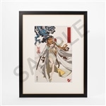 とらドラ！』15周年記念 浮世絵木版画 手乗虎美人図 逢坂大河 【初版