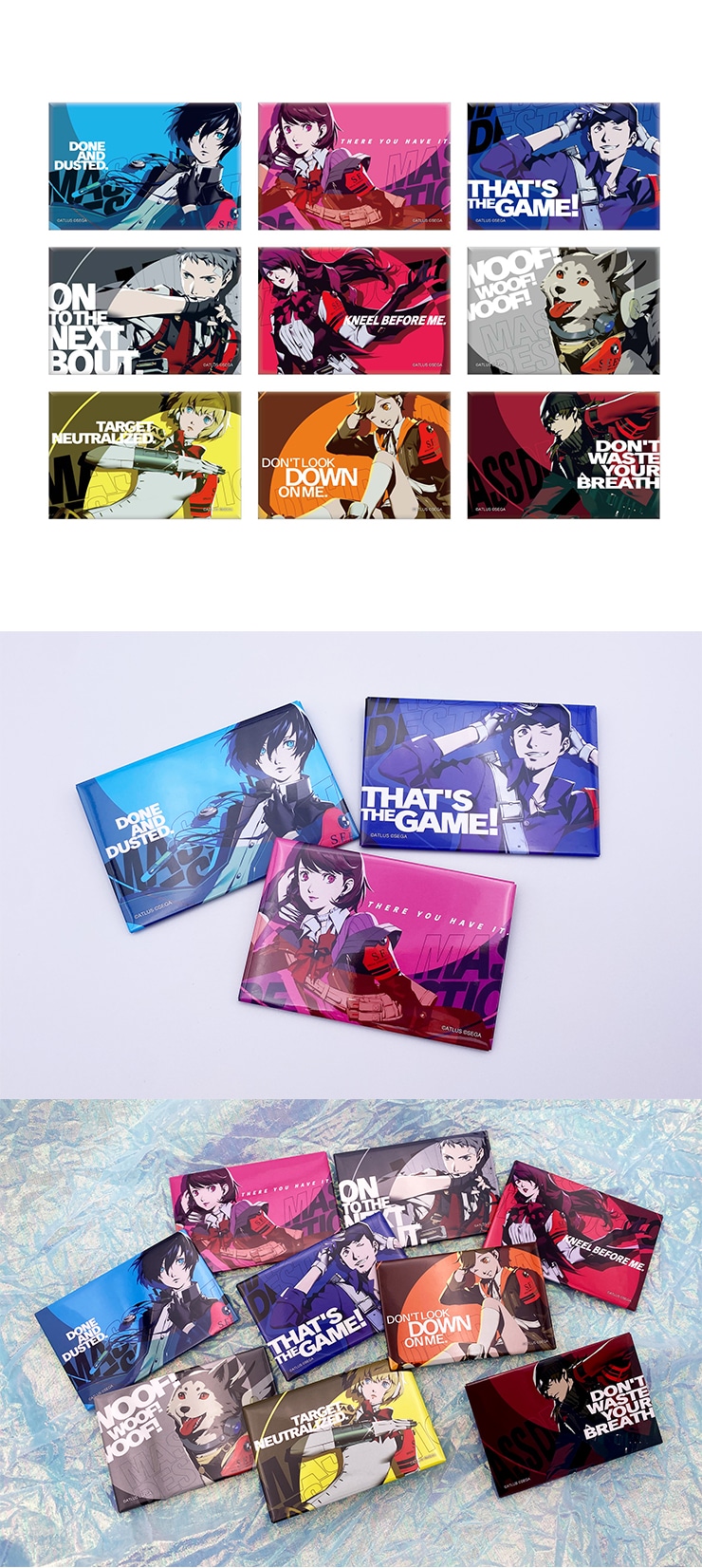 P3R 総攻撃ラストカットイン 缶バッジ（単品）(単品※ランダム): グッズ