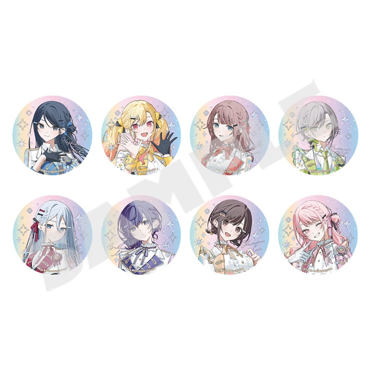 プロジェクトセカイ 5th Anniversary 感謝祭』オーロラ箔押し缶バッジ