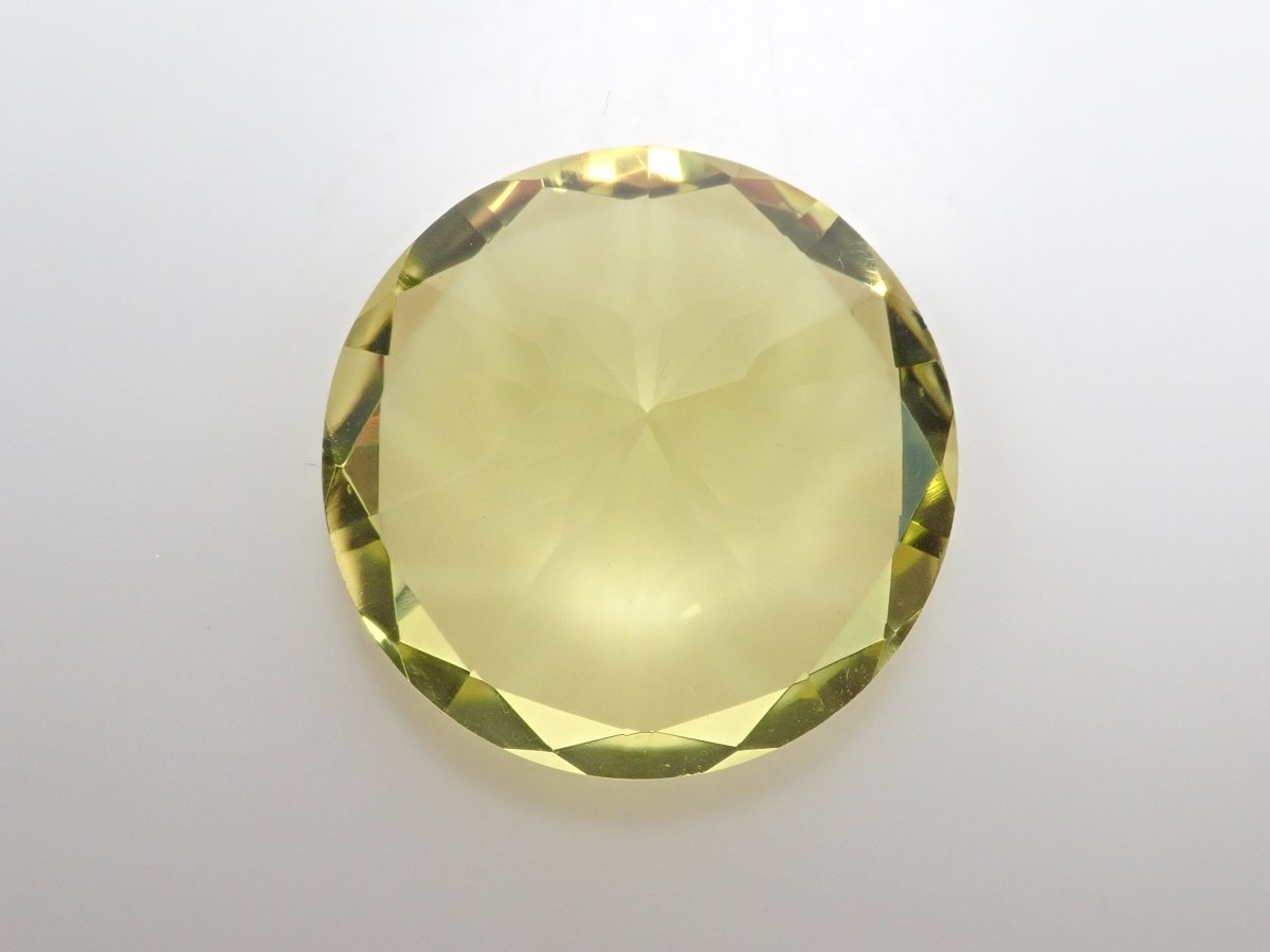 さくらインカット】ブラジル産レモンクォーツ 20mm/21.540ct ルース