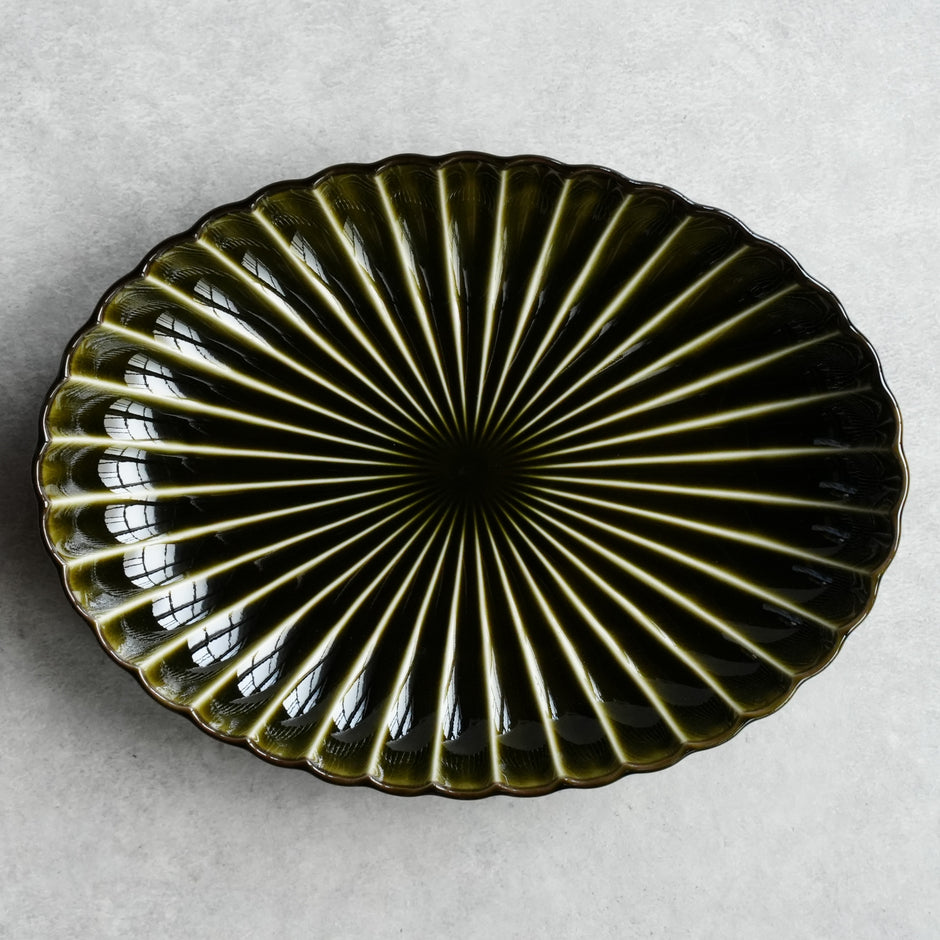 ぎやまん陶 楕円大皿 – カネコ小兵公式オンラインストア