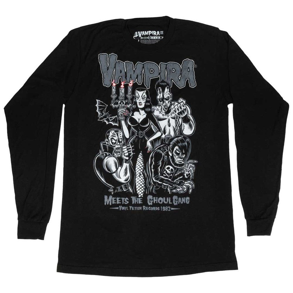 Vampira Meets Ghoul Gang Long Sleeve Shirt