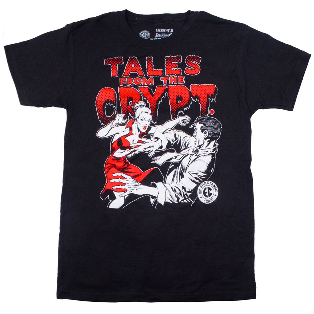 Tales From The Crypt Vampire Girl Mens Tshirt