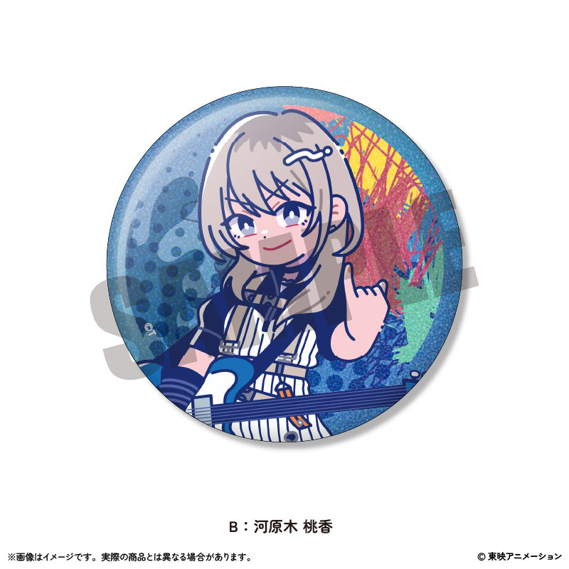 アニメ「ガールズバンドクライ」にゅ～とろ ホログラム缶バッジ Vol.1