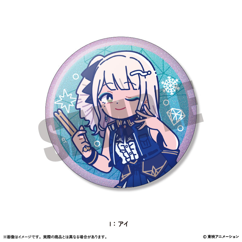 アニメ「ガールズバンドクライ」にゅ～とろ ホログラム缶バッジ Vol.1