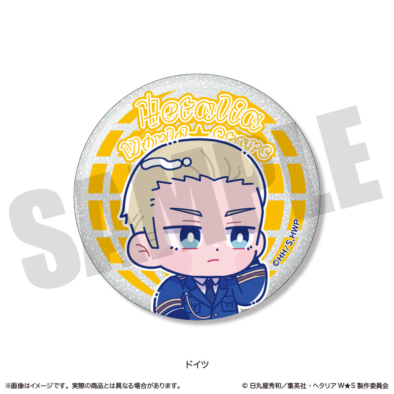 ヘタリア World☆Stars」 にゅ〜とろ ホログラム缶バッジ Vol.2
