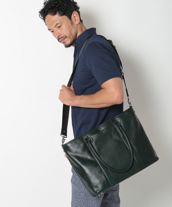 SEEKER（シーカー）】オイルレザー 4WAYトートバッグ｜メンズ