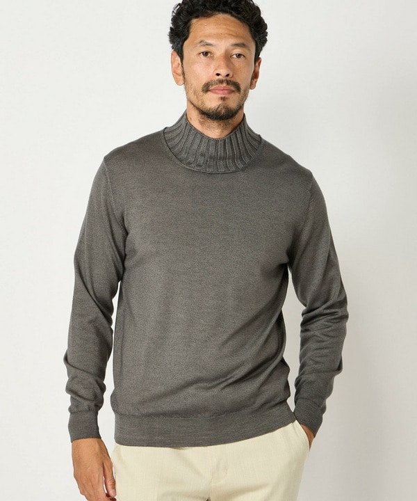 FILIPPO DE LAURENTIIS】12G天竺ハイゲージニット｜メンズファッション