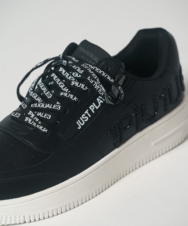 1PIU1UGUARE3別注】ラインストーンサイドZIPスニーカー｜メンズ