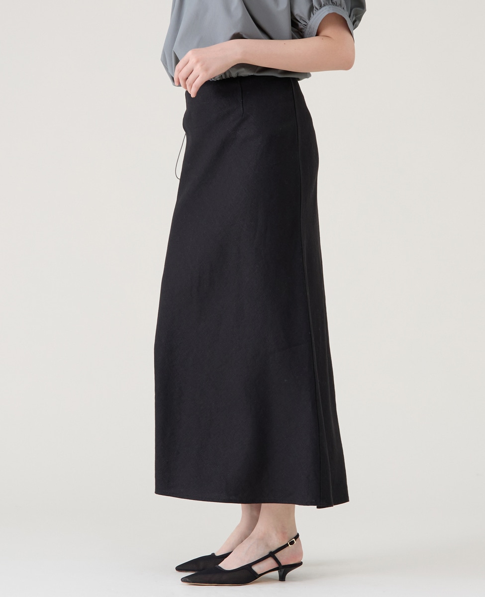 ウォッシュリネンスカート（セットアップ可）｜martinique