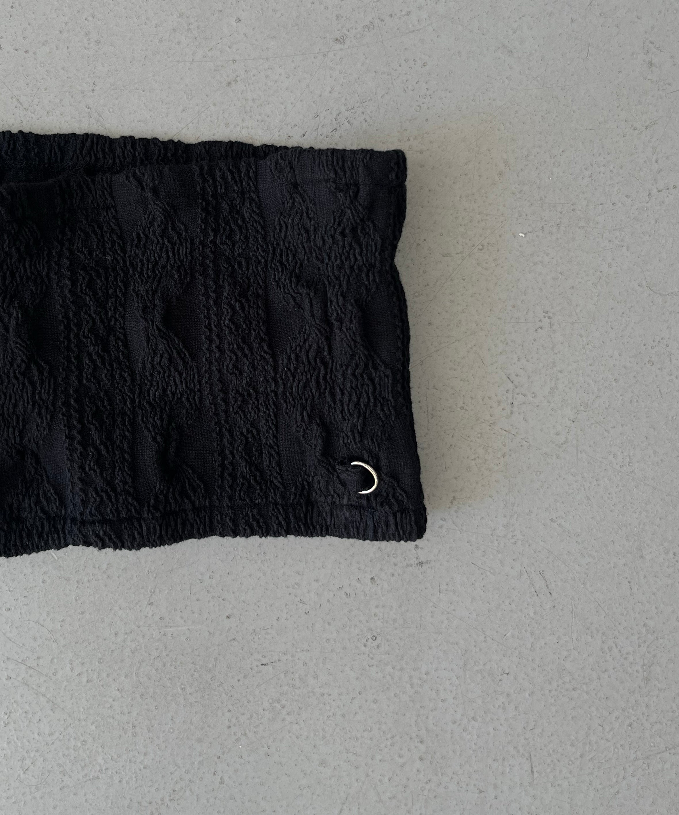 kotohayokozawa【コトハヨコザワ】shrunk - knit bare top 