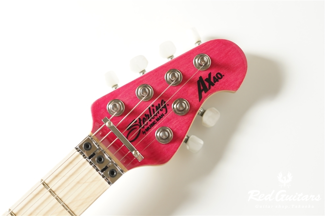 Sterling by MUSIC MAN AXIS AX40-TP-M - Trans Pink | Red Guitars