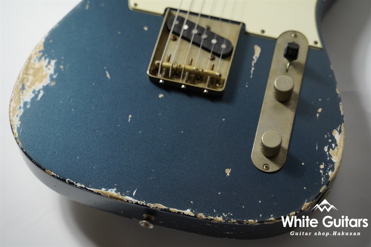 Xotic XTC-1 - Dark Lake Placid Blue / Heavy Aged #2819 | White