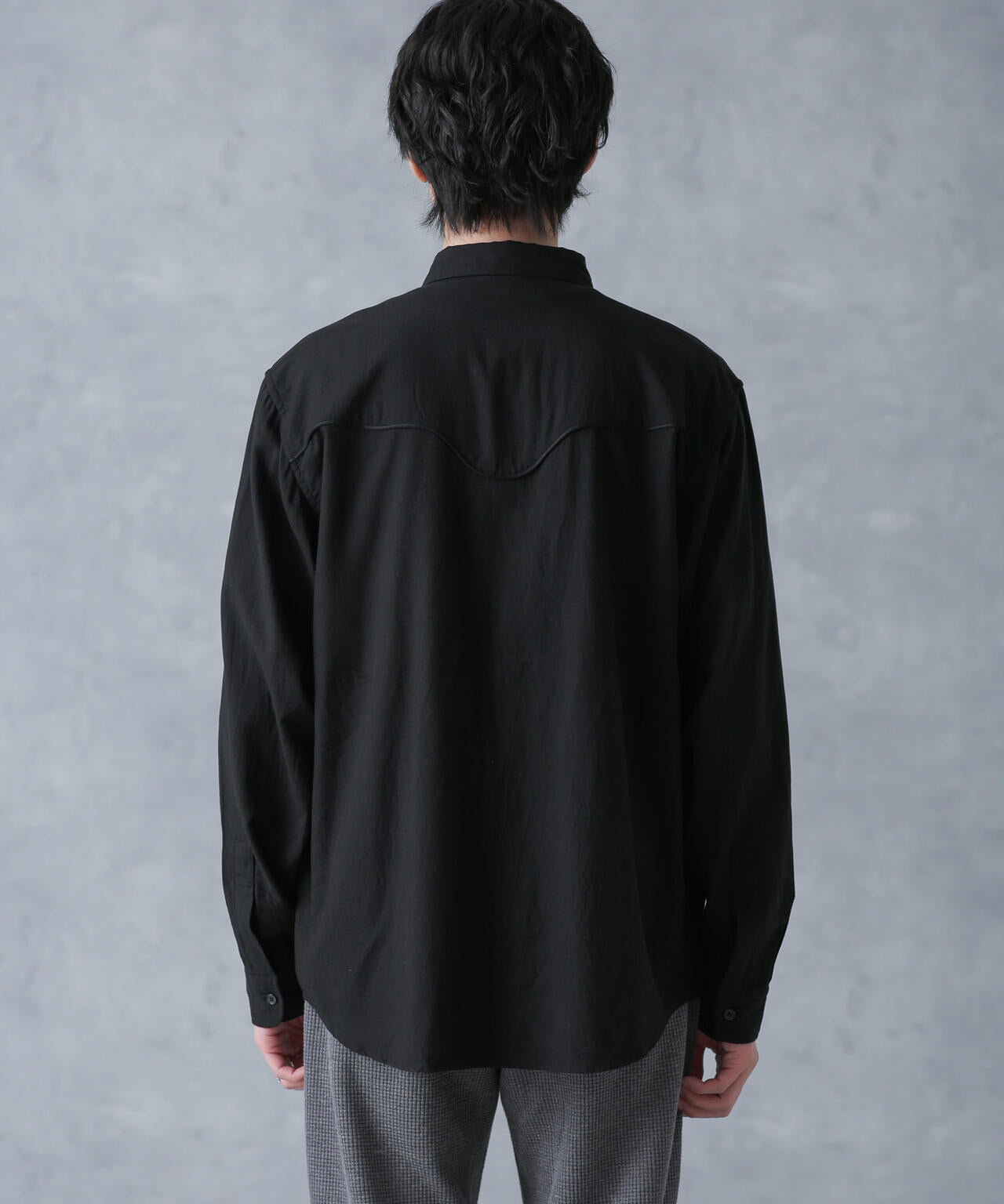 コットン レーヨン ウエスタン シャツ