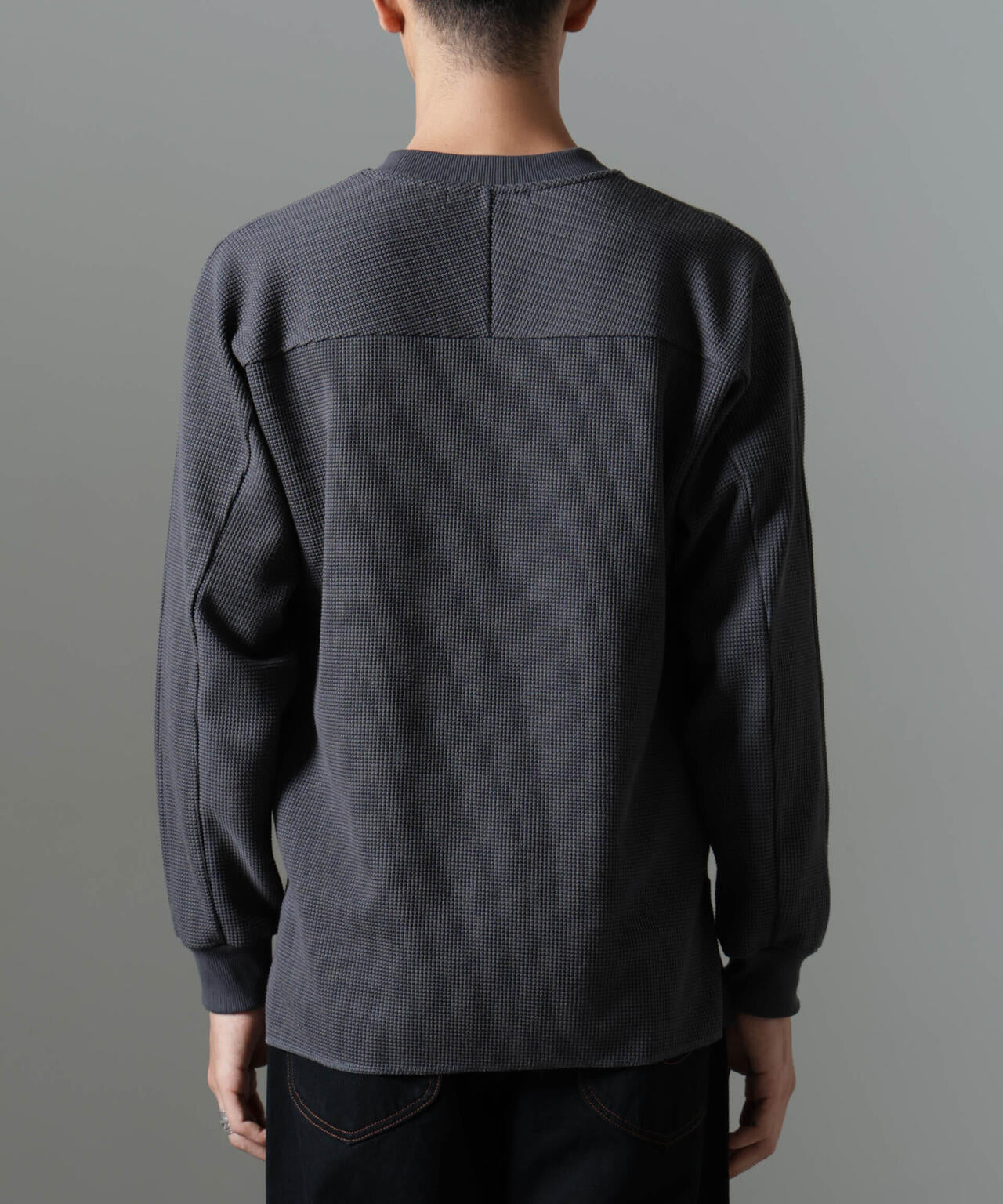 テクノ ワッフル ロングスリーブ Tシャツ