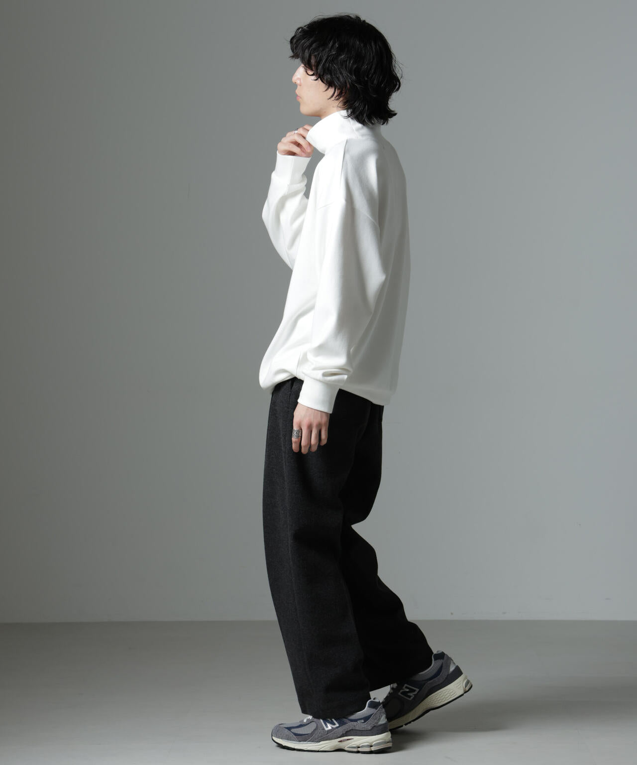 ジャガードポンチ タートル プルオーバー