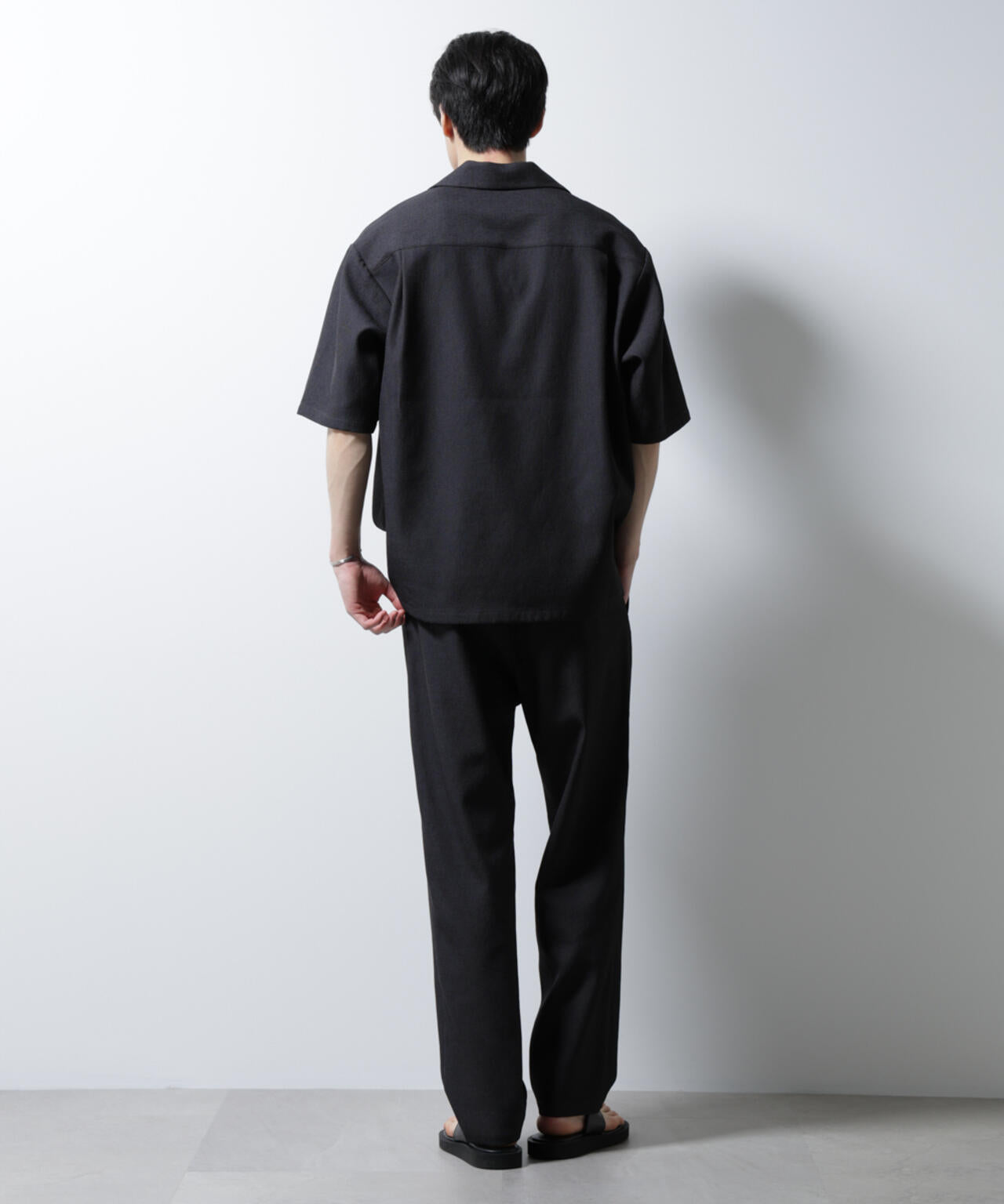 MC」coveross(R)EOS ポリエステル ブッチャー スキッパーシャツ