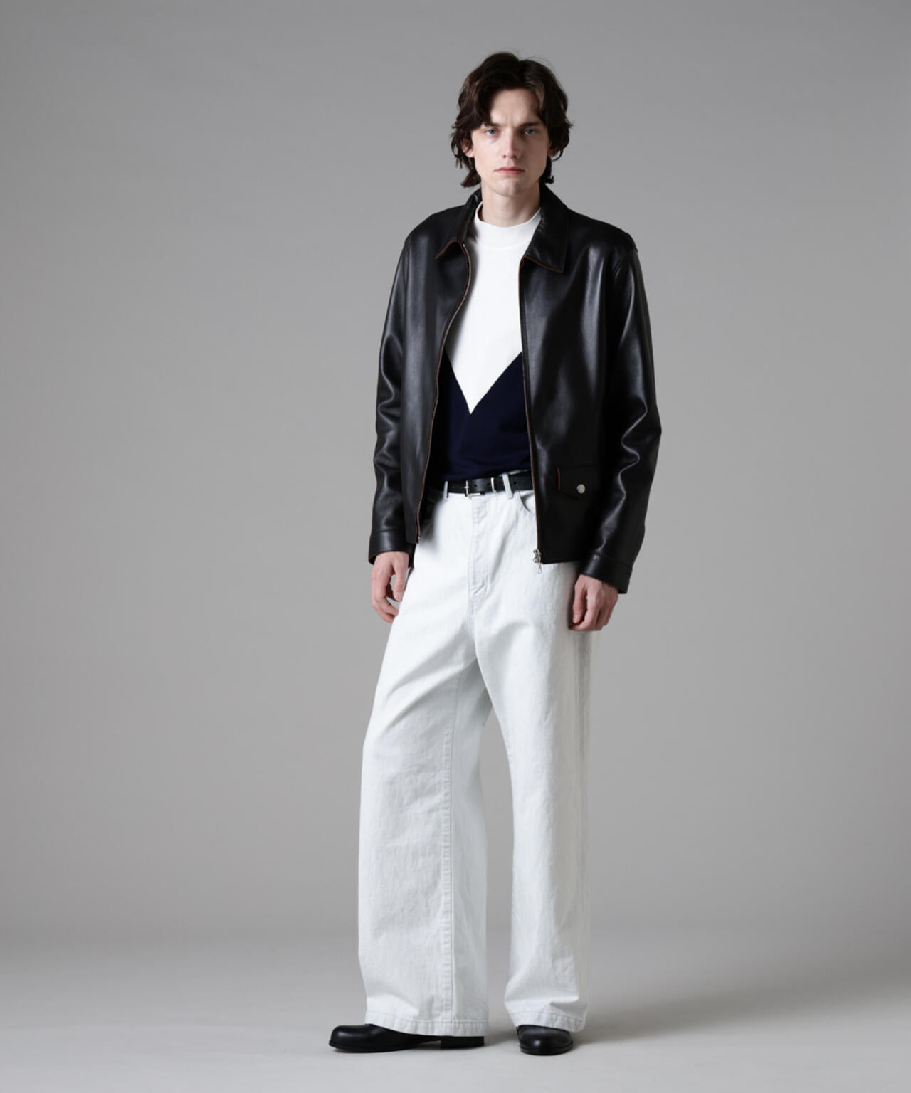 ASSEMBLANC｣ スーパーブリーチ ワイド デニムパンツ