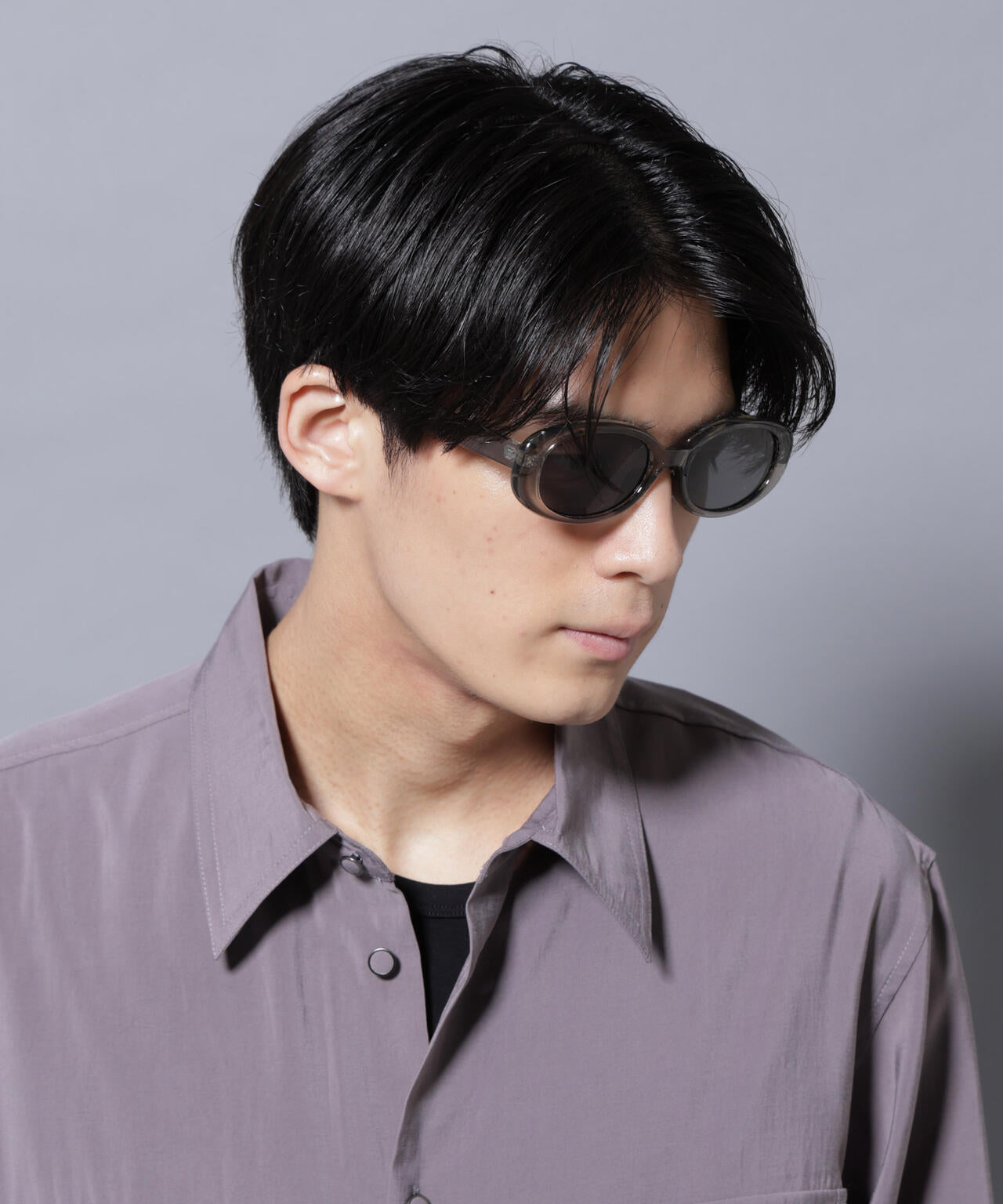 アイウェア サングラス / オーバル型 セルフレーム