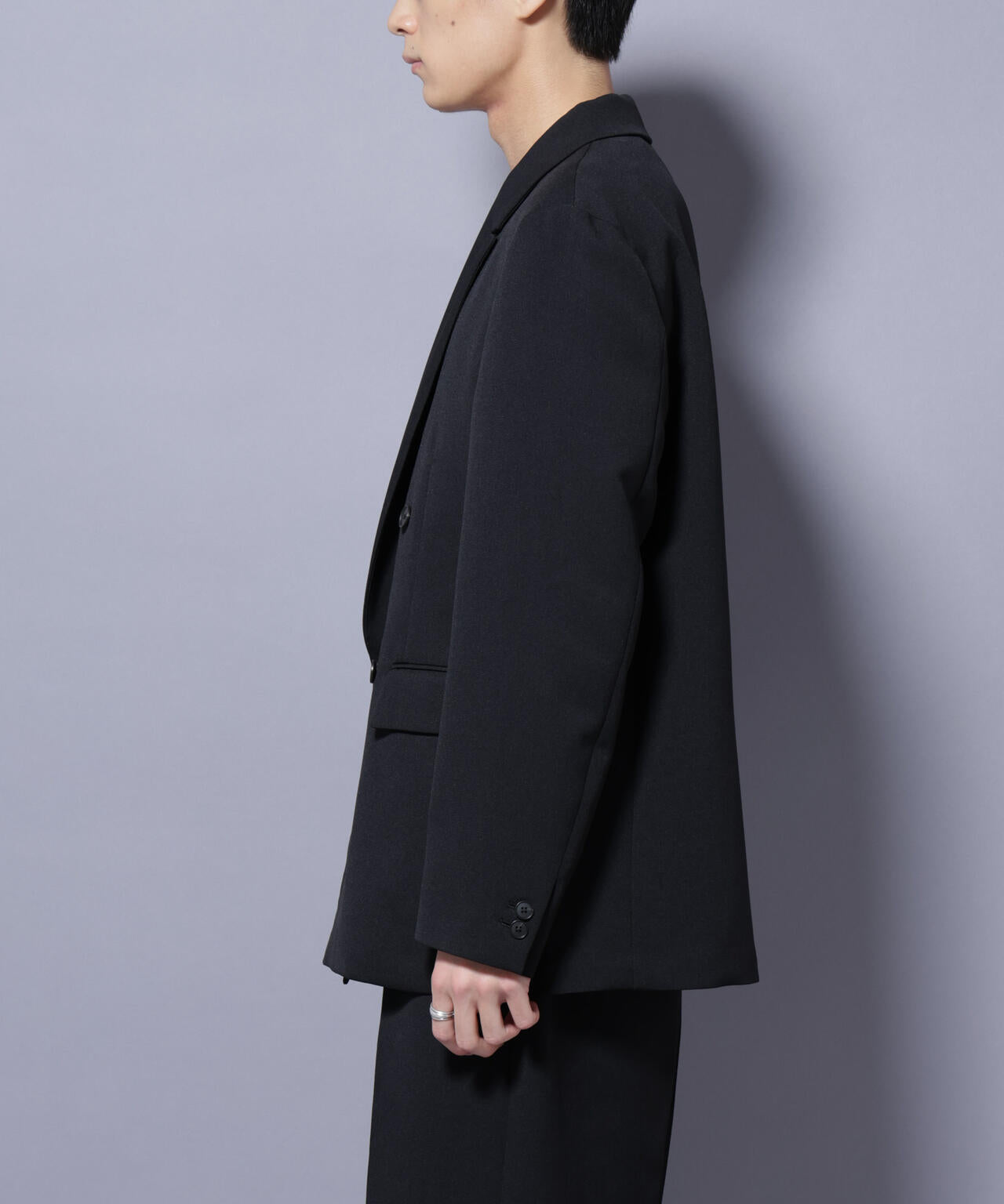 Reflax(R) ダブルクロスウェザーダブルブレストジャケット