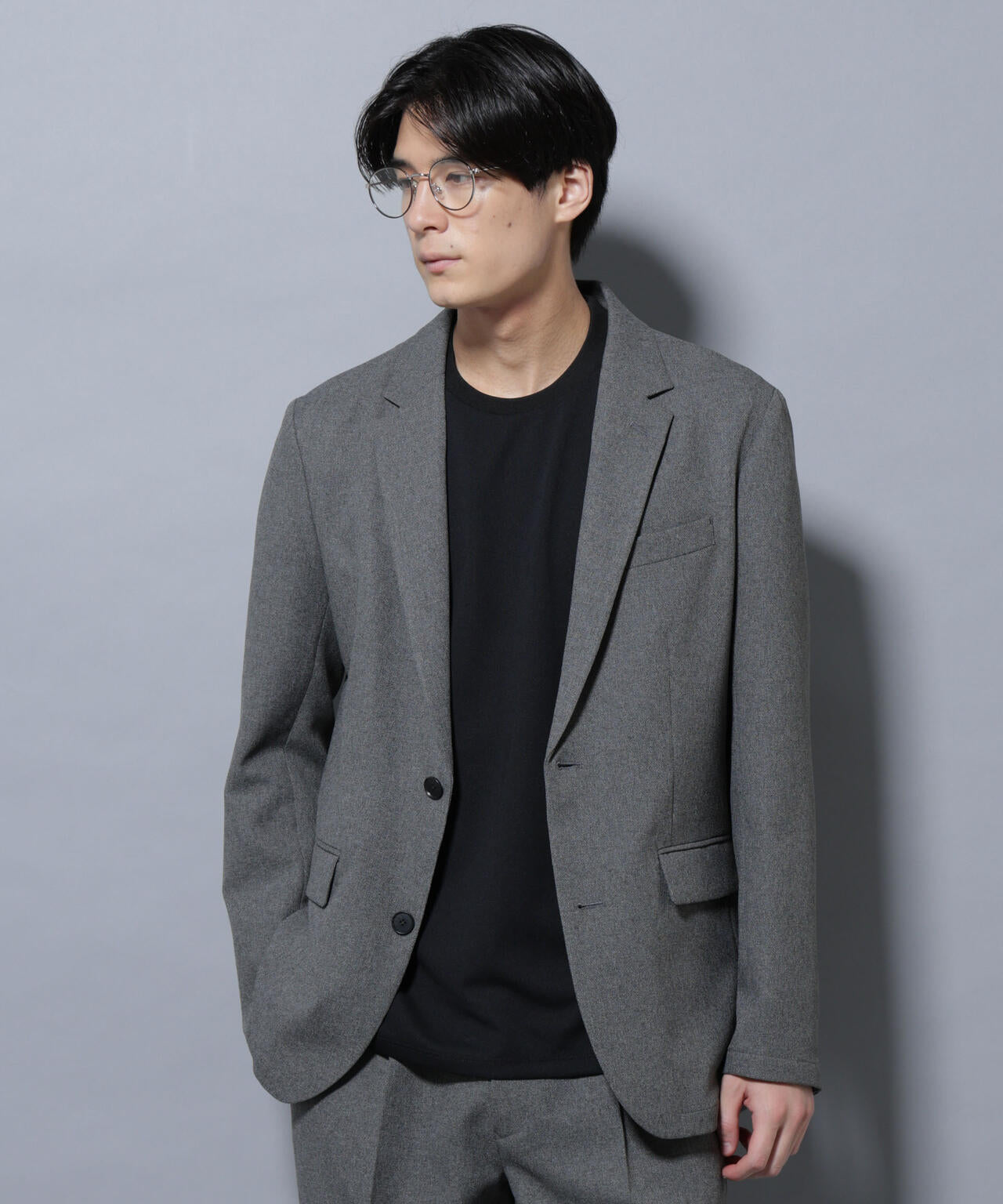 Damerino」LANATEC(R) メランジ オックス ストレッチ セットアップ